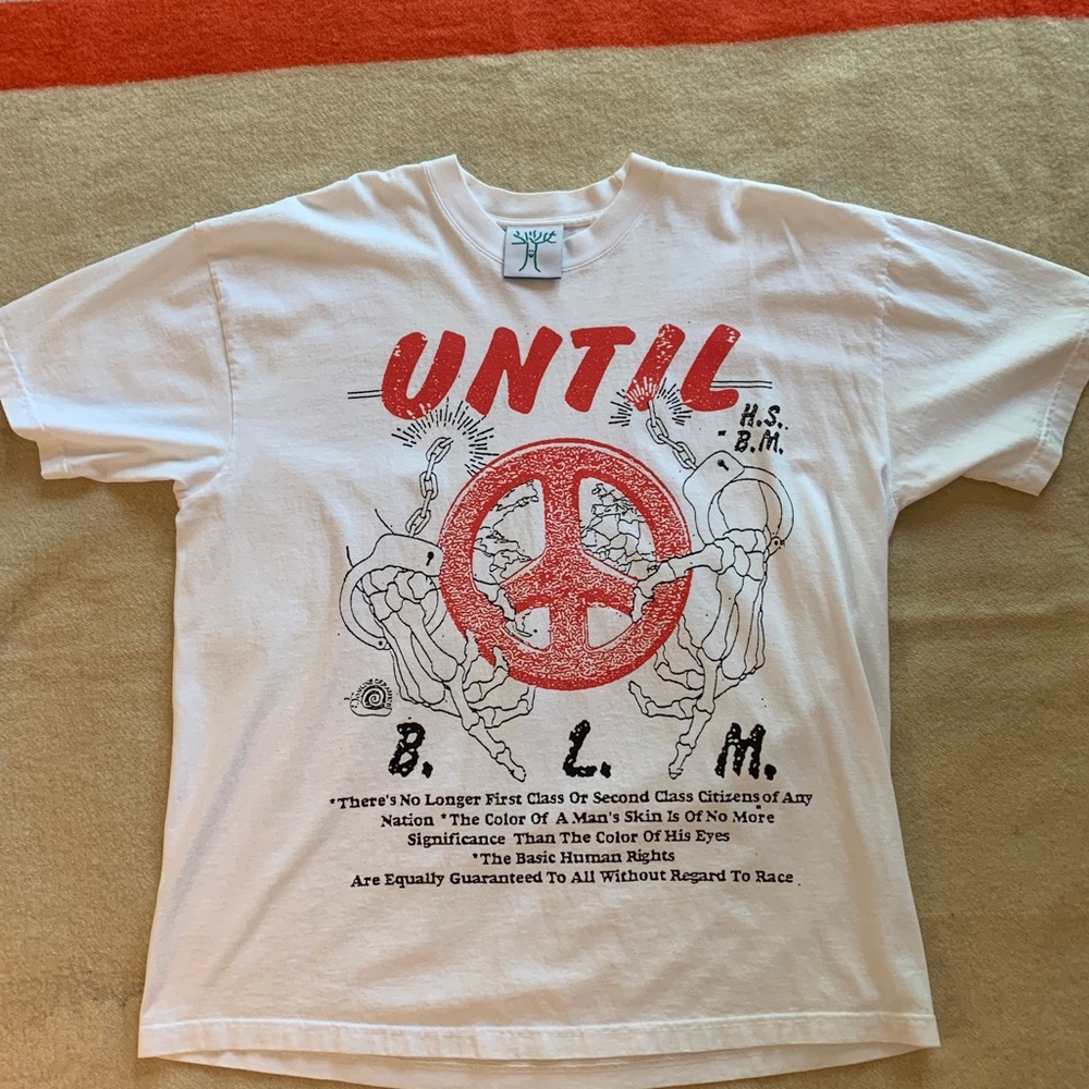 Online Ceramics BLM Haunted Wagon Black Lives Matter size XL